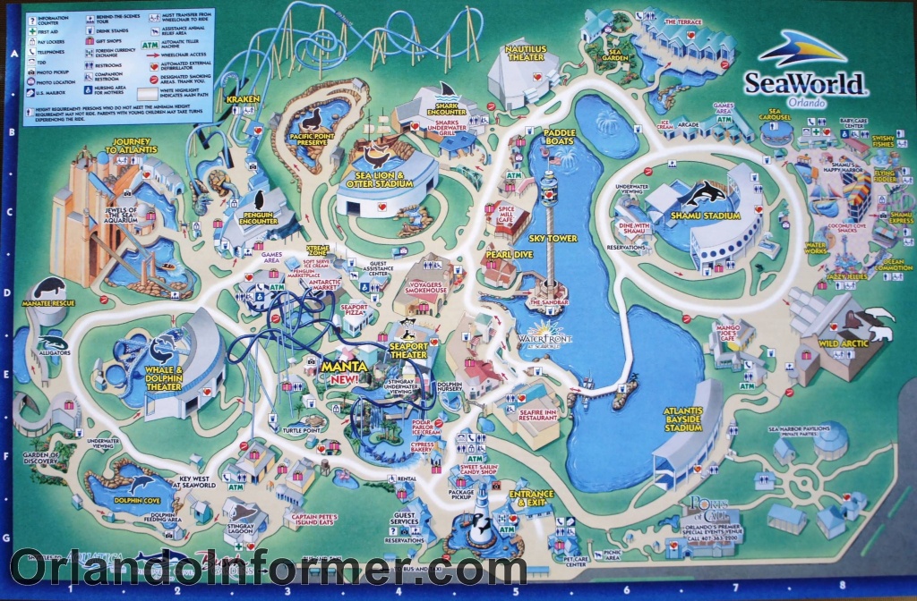 Printable Seaworld Map | Scenes From Seaworld Orlando 2011 - Photo - Orlando Florida Parks Map