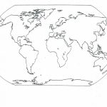 Printable Sheets Of Africa, Europe, Asia, And Australia Not Labeled   Printable Map Of The 7 Continents And 5 Oceans