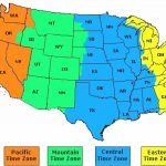 Printable Time Zone Map Chart Kirmi Com   Maps With Time Zones Printable