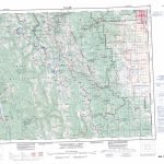 Printable Topographic Map Of Kananaskis Lakes 082J, Ab   Free Printable Topographic Maps