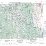 Printable Topographic Map Of Kananaskis Lakes 082J, Ab   Printable Map Of Alberta