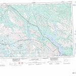Printable Topographic Map Of Kluane Lake 115G, Yk   Free Printable Topo Maps Online