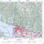 Printable Topographic Map Of Vancouver 092G, Bc   Printable Topo Maps