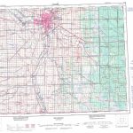 Printable Topographic Map Of Winnipeg 062H, Mb   Topographic Map Printable