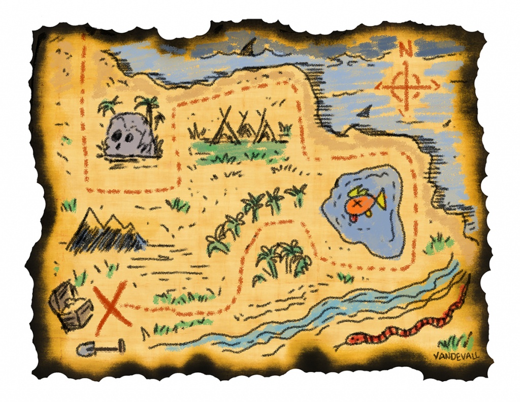Printable Treasure Maps For Kids - Printable Maps For Children