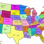 Printable Us Map With States And Capitals Labeled New Canada Usa   Us Map With States Labeled Printable
