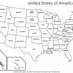Printable Usa Blank Map Pdf   Printable Us Map With States