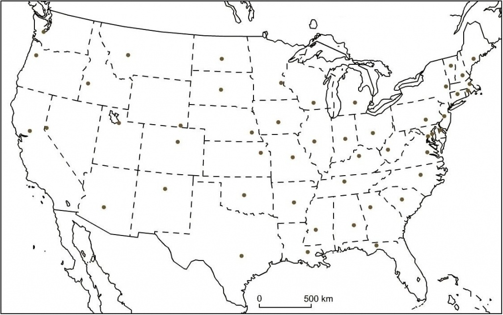 Printable Usa Map With States And Capital - Set Your Plan &amp; Tasks - Blank Printable Usa Map