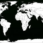 Printable White Transparent Political Blank World Map C3 | Free   Blank Map Printable World