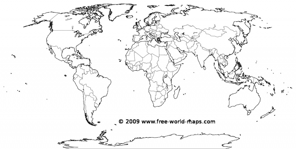 Printable White Transparent Political Blank World Map C3 In 2 - Empty World Map Printable