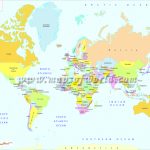 Printable World Map | B&w And Colored   World Map With Scale Printable