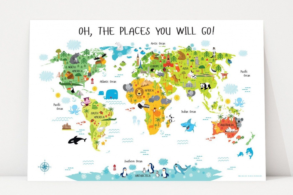 Printable World Map For Kids In 2019 | Owen&amp;#039;s Room &amp;amp; Montessori - Kid Friendly World Map Printable