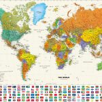 Printable World Map Poster   Iloveuforever   Free Printable Large World Map Poster