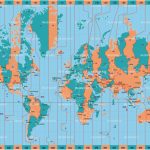 Printable World Time Zone Maps And Travel Information | Download   World Time Zone Map Printable Free