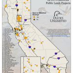 Public Waterfowl Hunting Areas On Du Public Lands Projects   Turkey Hunting California Map