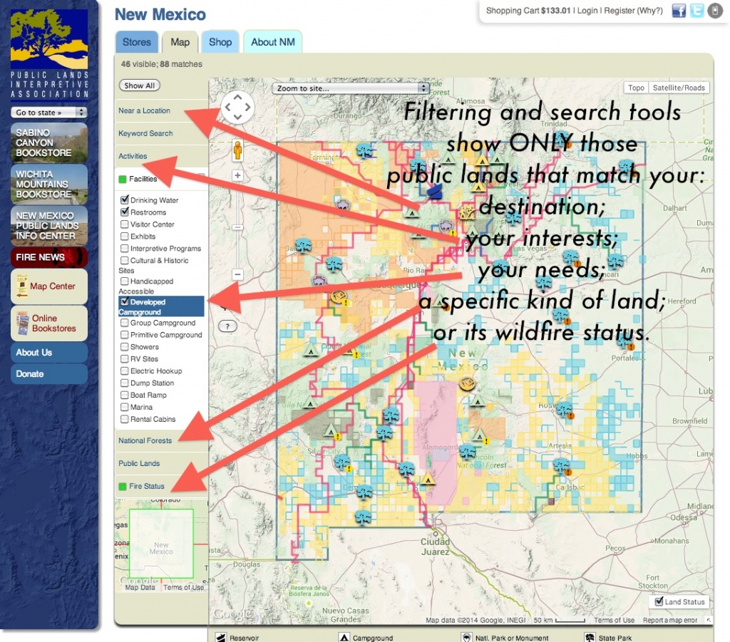 Publiclands | Montana - Blm Shooting Map Southern California