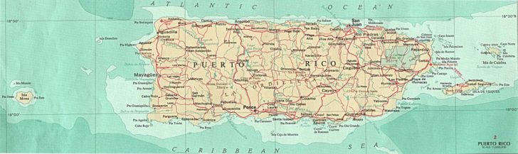 Printable Map Of Puerto Rico With Towns