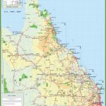 Queensland Tourist Map   Queensland Road Maps Printable