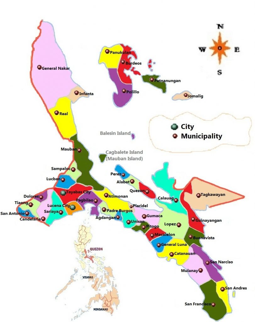 Quezon Philippines Map Time Zones Map Printable Quezon Province Map 811x1024 