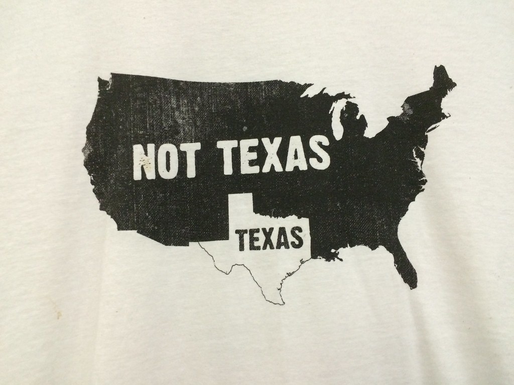 Rahr &amp;amp; Sons Texas Map Shirt | Scumdogsteev | Flickr - Texas Not Texas Map T Shirt