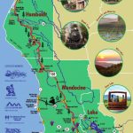 Redwood Highway Map | California's North Coast Region   California Redwoods Map