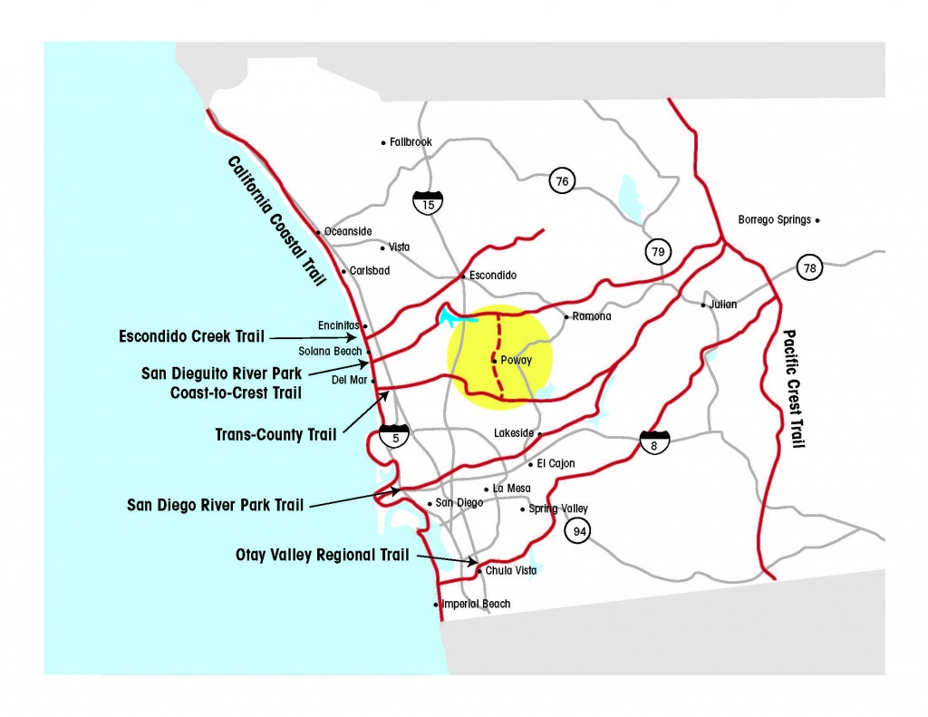 Regional Trails Network - California Coastal Trail Map