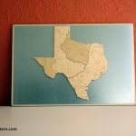 Regions Of Texas Map Puzzle Birch Plywood | Etsy   Texas Map Puzzle