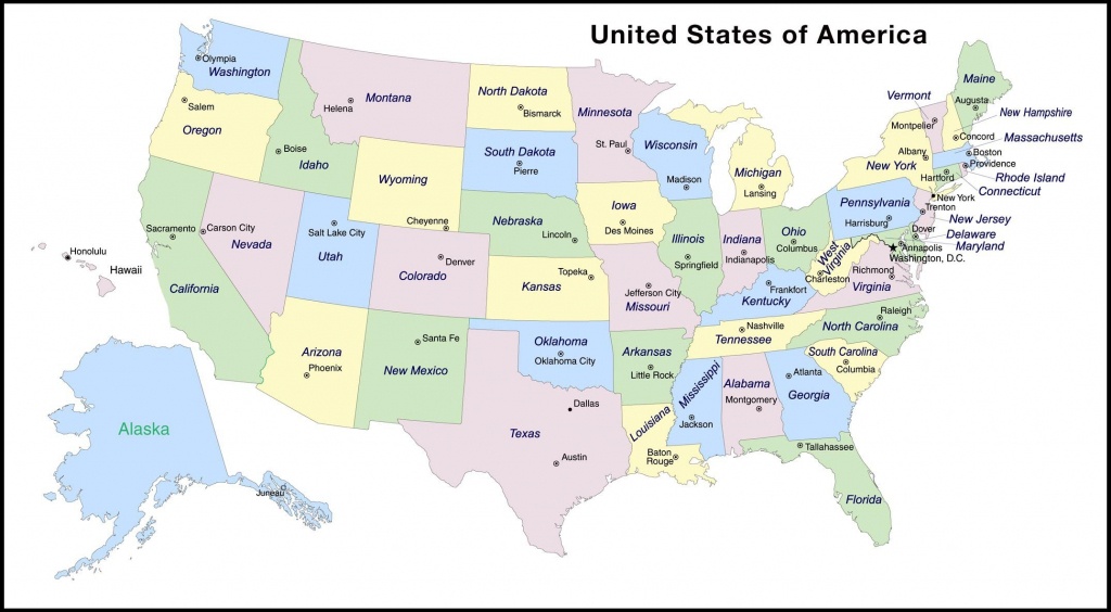Rigorous American Map States Quiz Nevada On Us Map Alaska - State Capital Map Printable