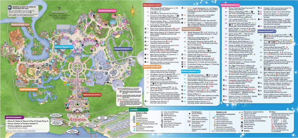 Rmh Travel Comparing Disneyland To Walt Disney World.magic - Printable Maps Of Disney World Theme Parks