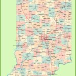 Road Map Of Indiana With Cities   Printable Map Of Indiana