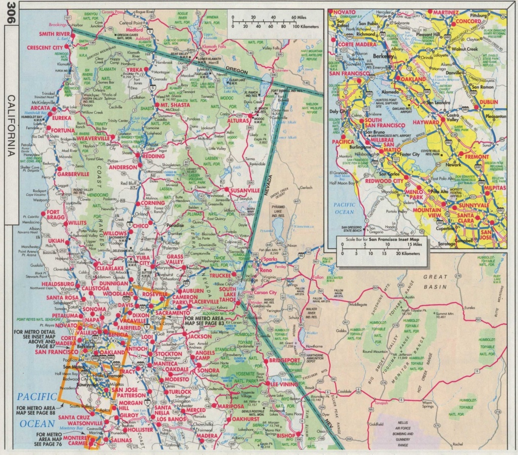 Road Map Of Southern Oregon And Northern California Fresh Index Of - Driving Map Of Northern California