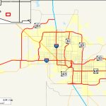 Roads And Freeways In Metropolitan Phoenix   Wikipedia   Phoenix Area Map Printable