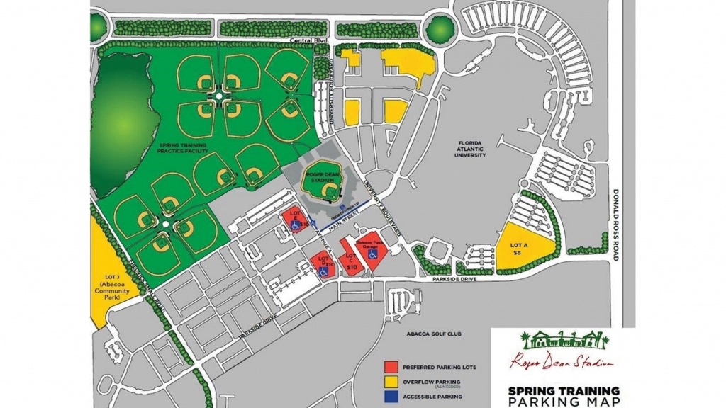 Roger Dean Chevrolet Stadium | Miami Marlins - Map Of Spring Training Sites In Florida