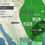 Rounds Of Heavy Rain To Threaten Flooding Across Texas At Midweek   Texas Flood Map