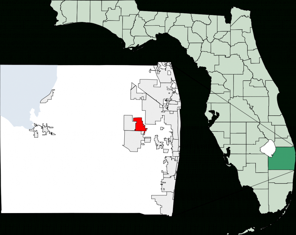 Royal Palm Beach, Florida - Wikipedia - Coral Beach Florida Map