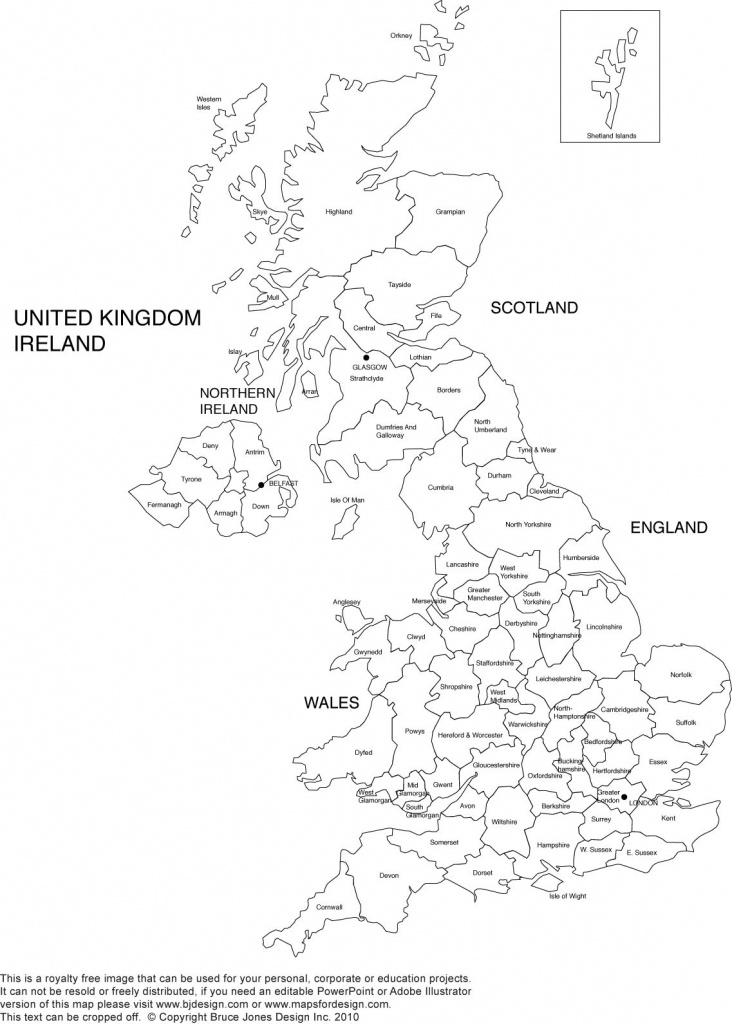 Royalty Free United Kingdom, England, Great Britain, Scotland, Wales - Free Printable Map Of England