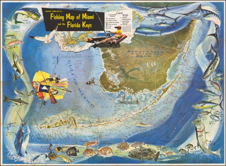 Florida Keys Fishing Map
