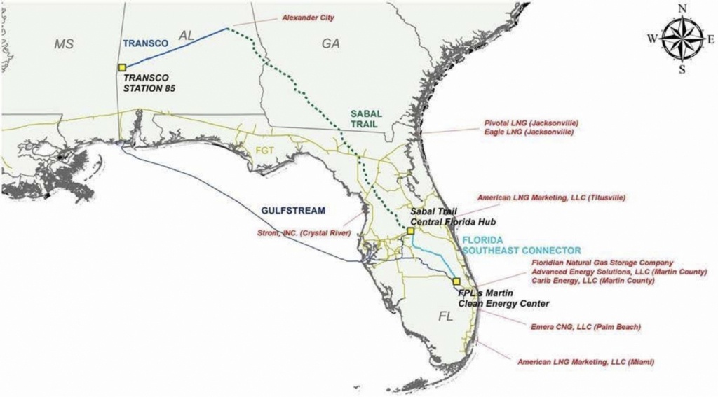 Sabal Trail Opponents Say Pipeline Is Part Of Florida&amp;#039;s &amp;#039;overbuilt - Florida City Gas Service Area Map