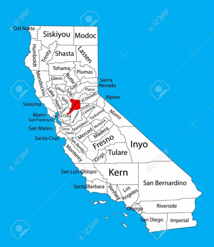 Map Of Sacramento County California
