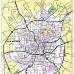 San Antonio Texas Tourist Map   San Antonio Texas • Mappery   Map Of San Antonio Texas And Surrounding Area