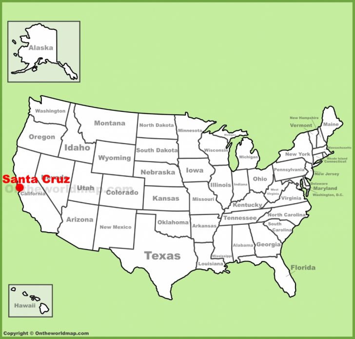 Where Is Santa Cruz California On The Map