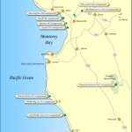 Santa Cruz   Monterey Area Campground Map   Monterey Beach California Map
