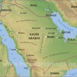 Saudi Arabia Physical Map | Sitedesignco   Printable Map Of Saudi Arabia