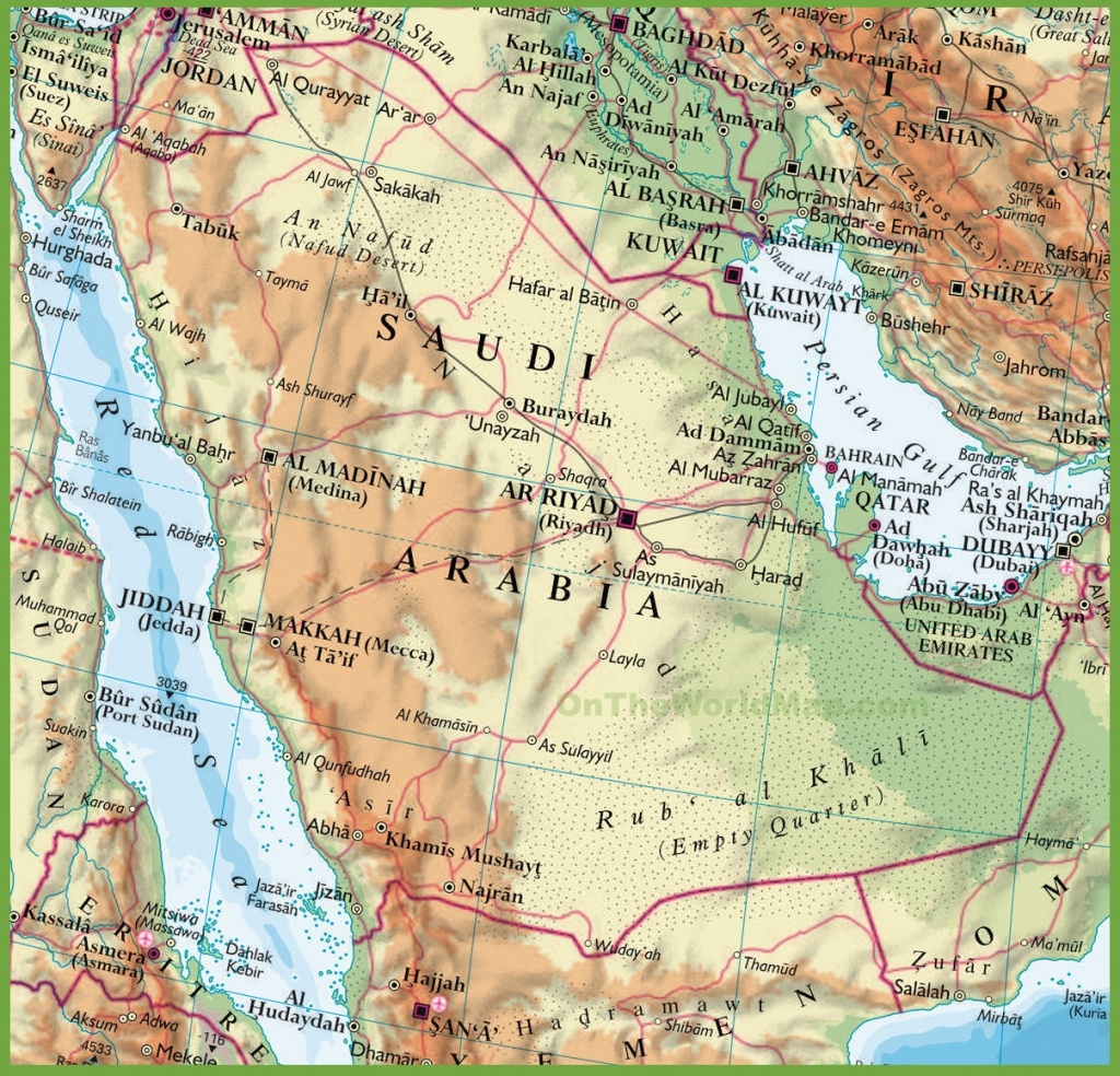 Saudi Arabian Maps | Maps Of Saudi Arabian - Printable Map Of Saudi Arabia