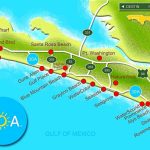 Scenic Highway 30 A Is A 28.5 Mile Slice Of Paradise That Hugs The   Emerald Coast Florida Map
