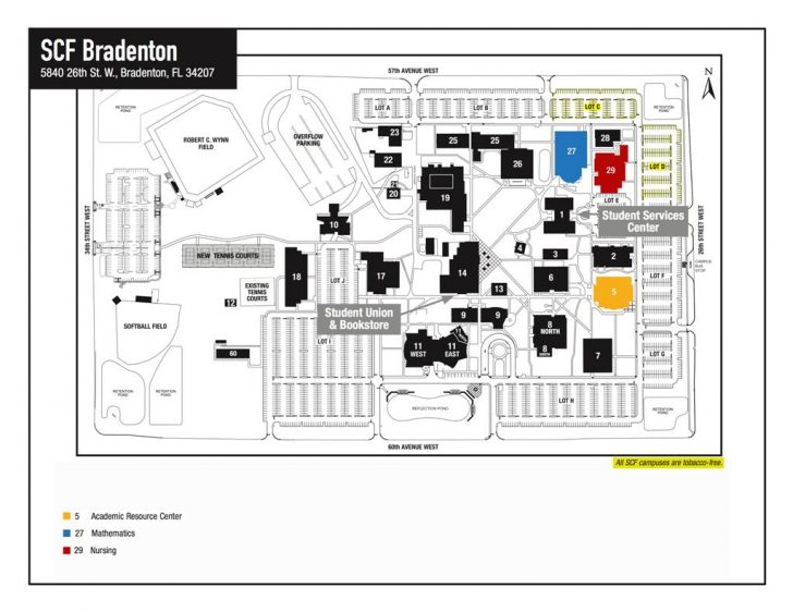 State College Of Florida Bradenton Campus Map