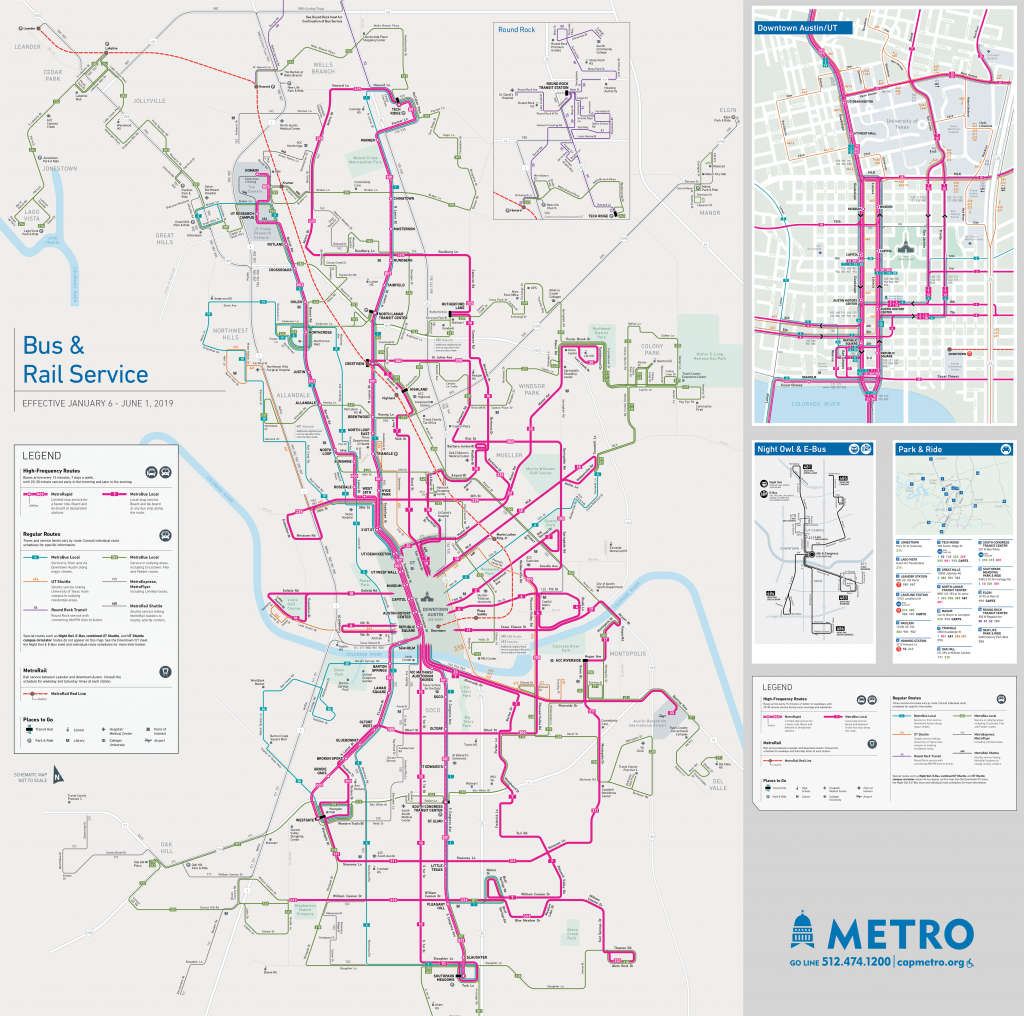 Schedules And Maps - Capital Metro - Austin Public Transit - Austin Texas Public Transportation Map