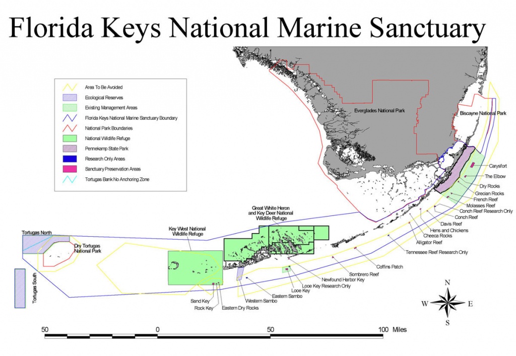 Scuba Diver&amp;#039;s Guide To The Florida Keys - Florida Dive Sites Map