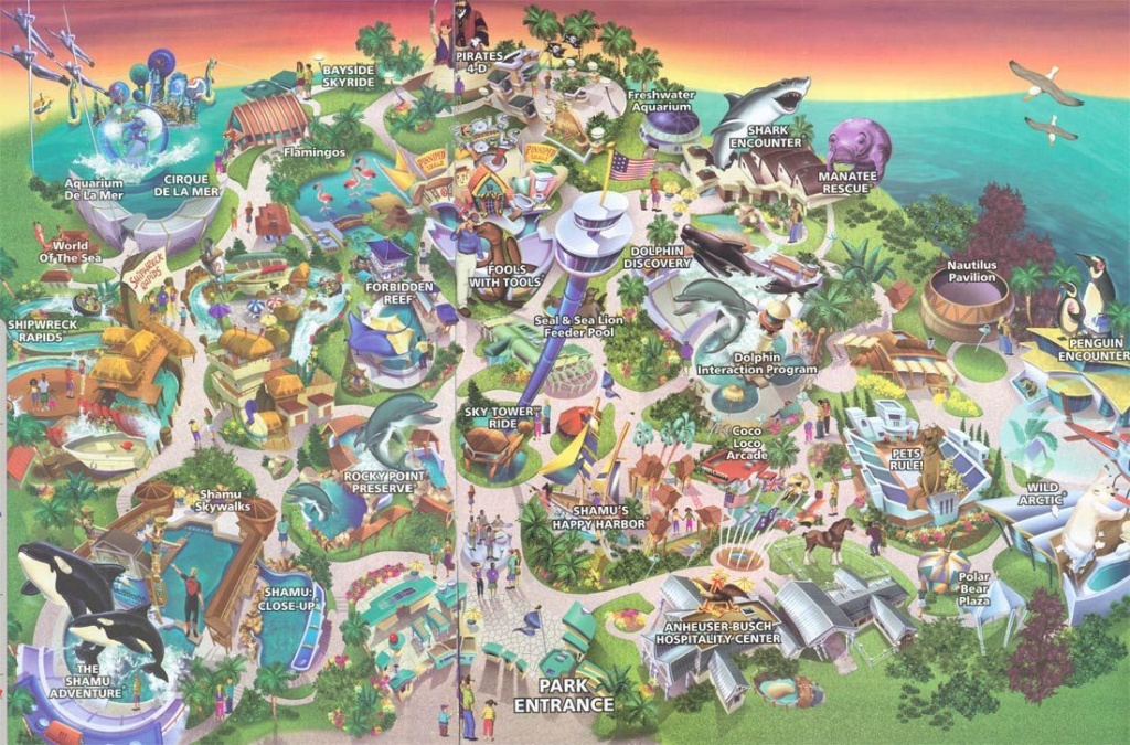 Sea World San Diego Map 2004 | ~~~~Road Trip ~~~~ | San Diego Map - Seaworld San Diego Printable Map