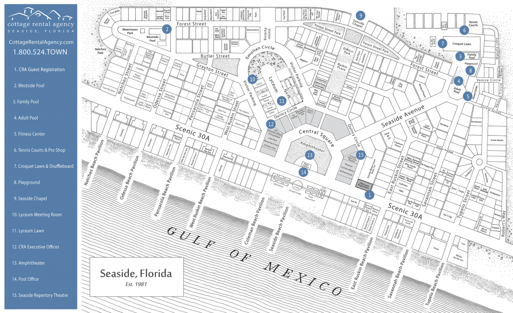 Seaside Florida Map - Click Properties On Map To View Details | Maps - Seaside Florida Google Maps